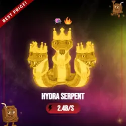 Gold Hydra Serpent 2.4B s (Секретный персонаж) — Roblox, лот №230892