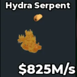 Gold Hydra Serpent 825 M s (Секретный персонаж) — Roblox, лот №230895