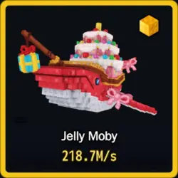 Gold Jelly Moby 218.7M s (Секретный персонаж) — Roblox, лот №230896