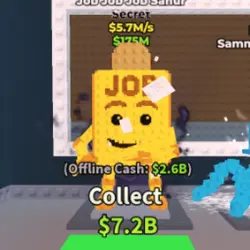 Gold Job Job Job Sahur 5.7M s (Секретный персонаж) — Roblox, лот №230900