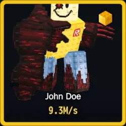 Gold John Doe 9.3M s (Секретный персонаж) — Roblox, лот №230904