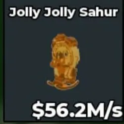 Gold Jolly Jolly Sahur 56.2 M s (Секретный персонаж) — Roblox, лот №230906
