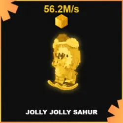 Gold Jolly Jolly Sahur 56.2M s (Секретный персонаж) — Roblox, лот №230907