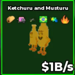 Gold Ketchuru And Musturu (f02242) (Секретный персонаж) — Roblox, лот №230767