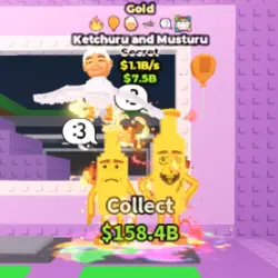 Gold Ketchuru and Musturu 1.1 B s (6 Traits) (Granny Trait)… — Roblox, лот №230769