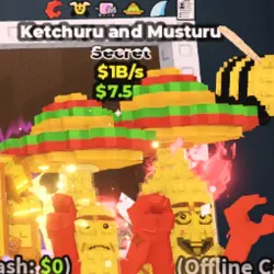 Gold Ketchuru and Musturu 1B s (Секретный персонаж) — Roblox, лот №230774