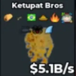 Gold Ketupat Bros 5.1B s (Секретный персонаж) — Roblox, лот №230795