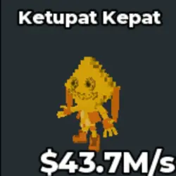 Gold Ketupat Kepat 43.7 M s (Секретный персонаж) — Roblox, лот №230936