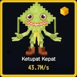 Gold Ketupat Kepat 43.7M s (Секретный персонаж) — Roblox, лот №230938