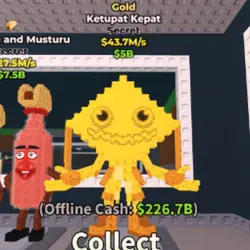 GOLD Ketupat Kepat 43.7M s Secret (Секретный персонаж) — Roblox, лот №230941