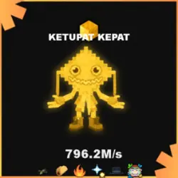 Gold Ketupat Kepat 796.2M s (Секретный персонаж) — Roblox, лот №230949