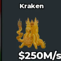 Gold Kraken (Секретный персонаж) — Roblox, лот №230951