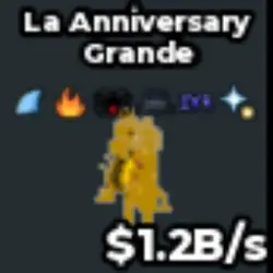 Gold La Anniversary Grande 1,2b (Секретный персонаж) — Roblox, лот №230958