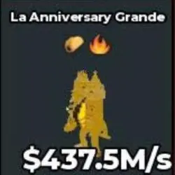 Gold La Anniversary Grande 437.5 M s - Quick and (Секретный… — Roblox, лот №230968