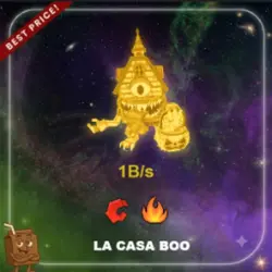 Gold La Casa Boo 1B s (Секретный персонаж) — Roblox, лот №230978