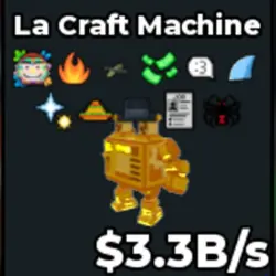 Gold La Craft Machine (f01995) (Секретный персонаж) — Roblox, лот №230985