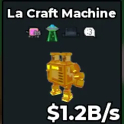 Gold La Craft Machine (f02174) (Секретный персонаж) — Roblox, лот №230989