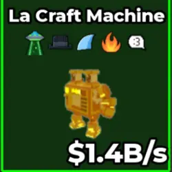 Gold La Craft Machine (f02207) (Секретный персонаж) — Roblox, лот №230990