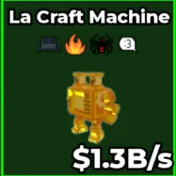 Gold La Craft Machine (f02208) (Секретный персонаж) — Roblox, лот №230993