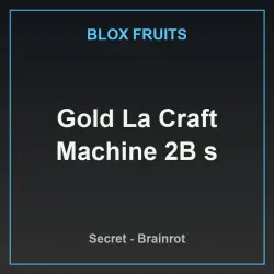 Gold La Craft Machine 2B s (Секретный персонаж) — Roblox, лот №231000