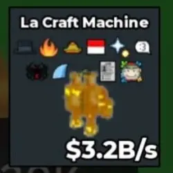 Gold LA Craft Machine 3.2B S Clean Traits xln (Секретный пе… — Roblox, лот №231002