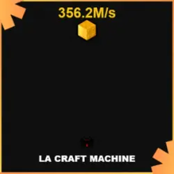 Gold La Craft Machine 356.2M s (Секретный персонаж) — Roblox, лот №231005