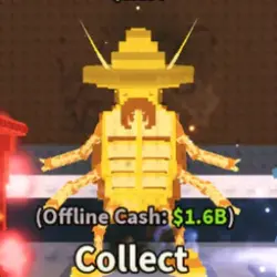 Gold La Cucaracha (Секретный персонаж) — Roblox, лот №230928
