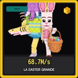 Gold La Easter Grande 68.7M s (Секретный персонаж) — Roblox, лот №230916