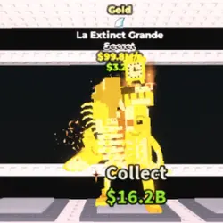 Gold La Extinct Grande 99.8 m s (Секретный персонаж) — Roblox, лот №230920