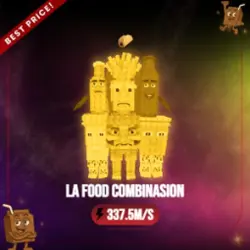 Gold La Food Combinasion 337.5M s (Секретный персонаж) — Roblox, лот №230926