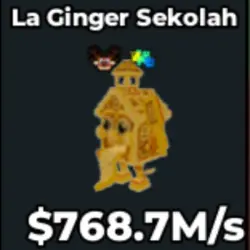 Gold La Ginger Sekolah 768.7M s (SECRET) V300 (Секретный пе… — Roblox, лот №230948