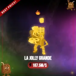 Gold La Jolly Grande 187.5M s (Секретный персонаж) — Roblox, лот №230963