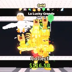 Gold La Lucky Grande 1.6 M s (Секретный персонаж) — Roblox, лот №230980