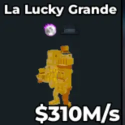 Gold La Lucky Grande 310M s V90 (Секретный персонаж) — Roblox, лот №230986