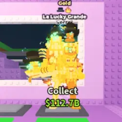 Gold La Lucky Grande 390 M s (2 TRAITS) (Секретный персонаж) — Roblox, лот №230988