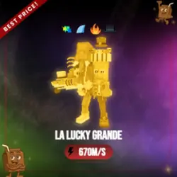 Gold La Lucky Grande 670M s (Секретный персонаж) — Roblox, лот №230994