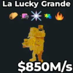 Gold La Lucky Grande 850M V150 (Секретный персонаж) — Roblox, лот №230996