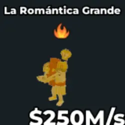 Gold La Romantic Grande 250M s V62 (Секретный персонаж) — Roblox, лот №231003