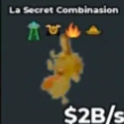 Gold La Secret Combinasion 2B s (Секретный персонаж) — Roblox, лот №231026