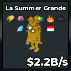 Gold La Summer Grande (f01746) (Секретный персонаж) — Roblox, лот №231032