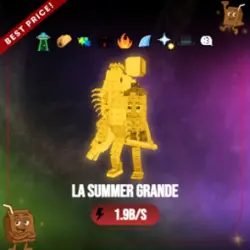 Gold La Summer Grande 1.9B s (Секретный персонаж) — Roblox, лот №231042