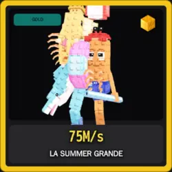 Gold La Summer Grande 75M s (Секретный персонаж) — Roblox, лот №231045