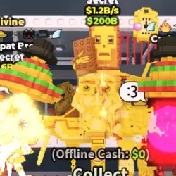 Gold LA Supreme Combinasion 1.2B S (Fire) #B3NR6X (Секретны… — Roblox, лот №231046