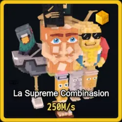 Gold La Supreme Combinasion 250M s (Секретный персонаж) — Roblox, лот №231047