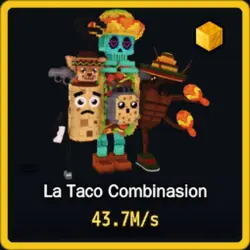 Gold La Taco Combinasion 43.7M s (Секретный персонаж) — Roblox, лот №231053