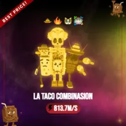 Gold La Taco Combinasion 813.7M s Meowl Trait (Секретный пе… — Roblox, лот №231059