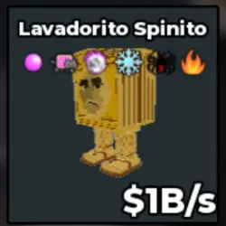 Gold Lavadorito Spinito (f01534) (Секретный персонаж) — Roblox, лот №231072