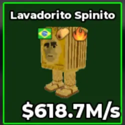 Gold Lavadorito Spinito (f02283) (Секретный персонаж) — Roblox, лот №231073