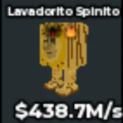 Gold Lavadorito Spinito 438.7 MS (Секретный персонаж) — Roblox, лот №231083