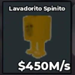 Gold Lavadorito Spinito 450 M S (Секретный персонаж) — Roblox, лот №231084